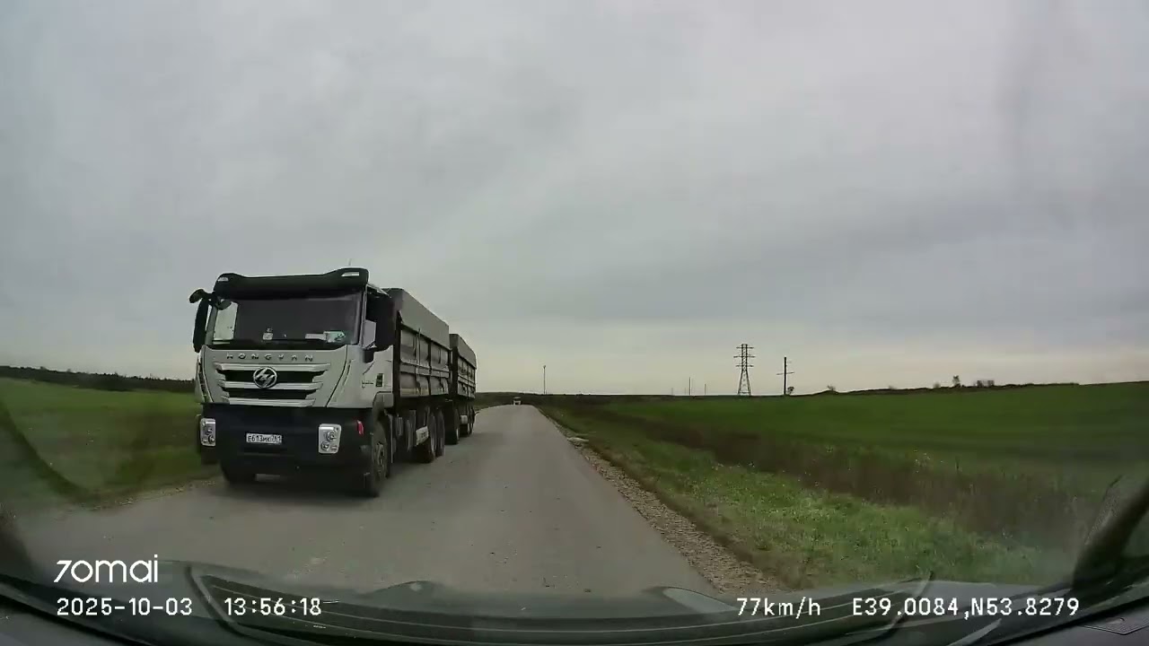 Driving in Central Russia & Black Earth regions:Кимовск - Чернава - Данков - Перехваль 03/10/2025 4x