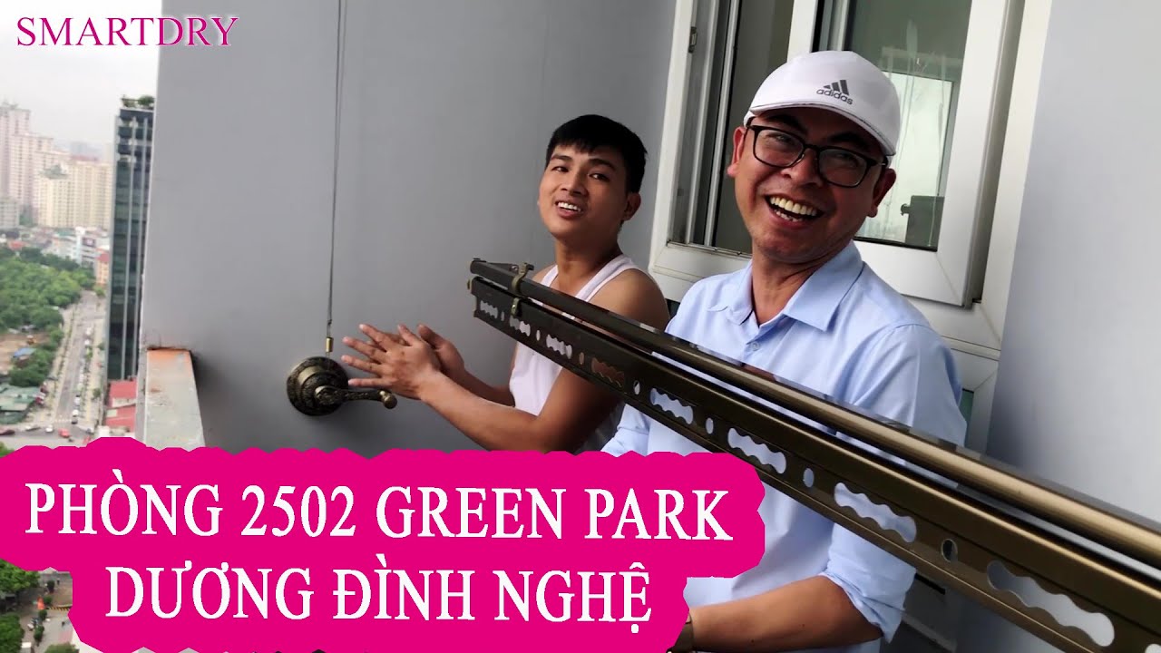 Lắp gi&agrave;n phơi P2502 Chung Cư Green Park Dương Đ&igrave;nh Nghệ