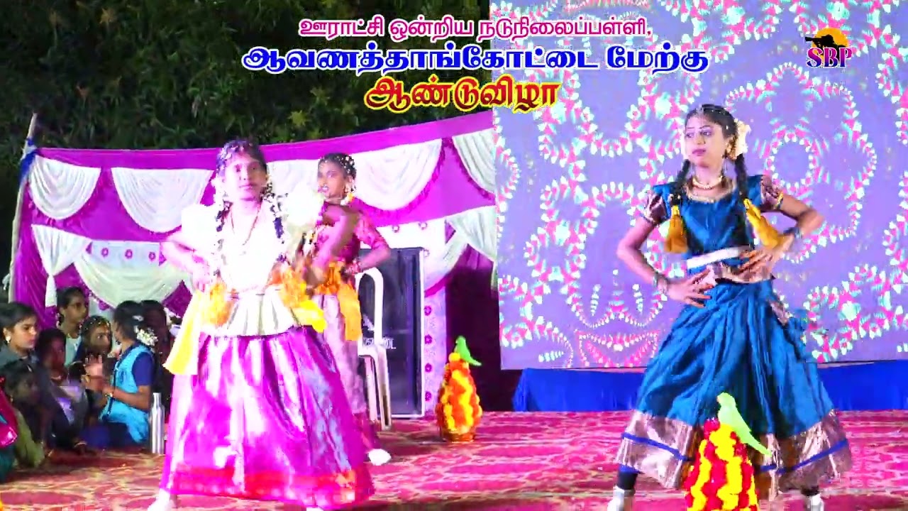 Tamilnadu traditional  Karakatam dance from govt school girls.