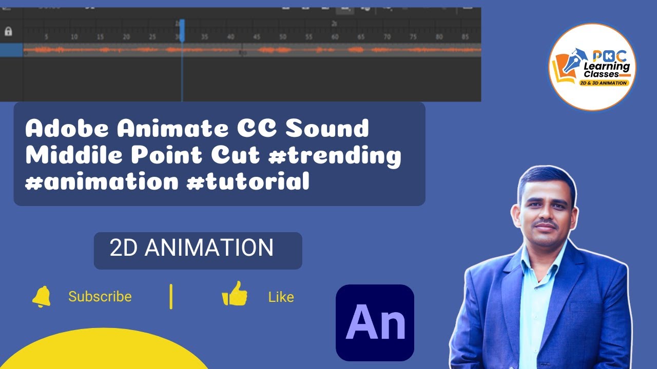 Adobe Animate CC Sound middile Point Cut 