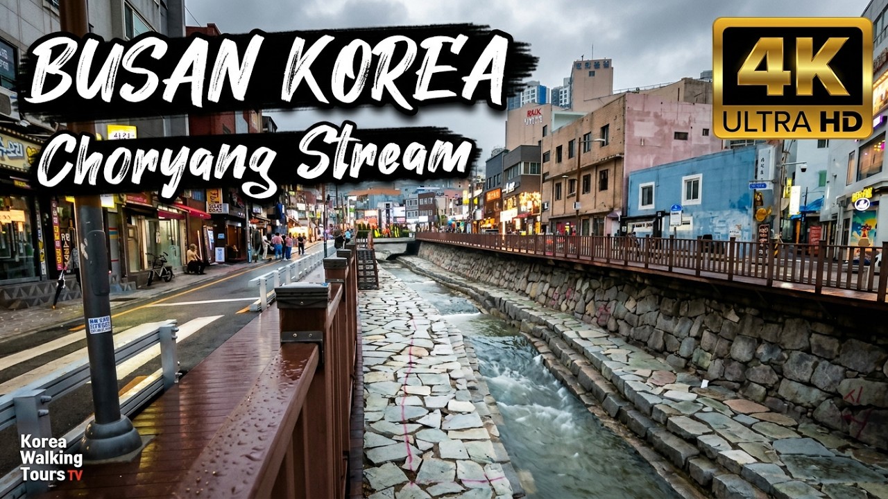 Busan Korea 🚶‍♂️[4K] Walking from Choryangcheon to Choryang Station