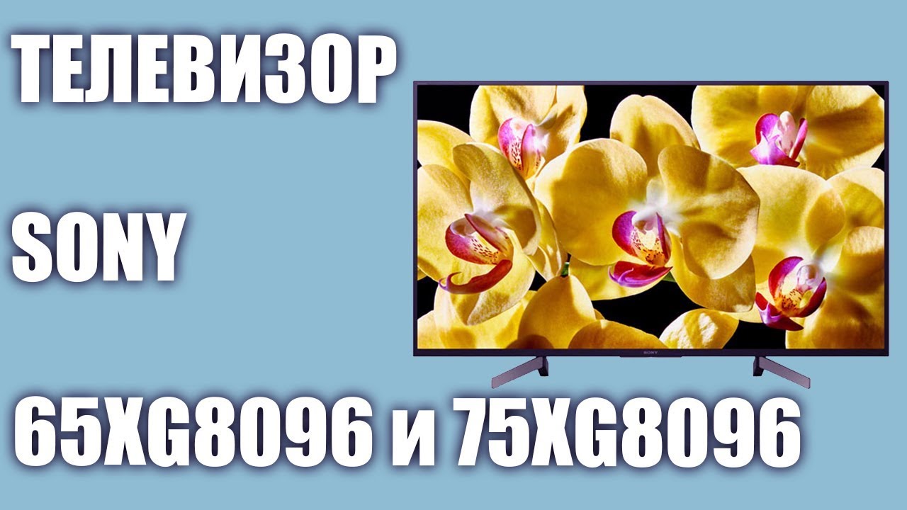 Телевизор Sony KD-65XG8096 и 75XG8096 (KD-65XG8096BR2)