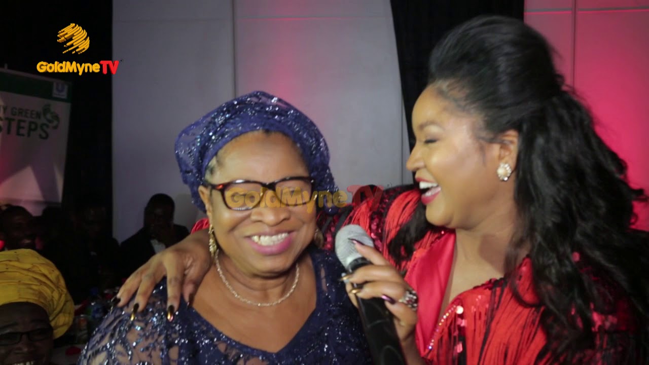 OMOTOLA JALADE'S PERFORMS ON STAGE AT HER 40TH BIRTHDAY PARTY