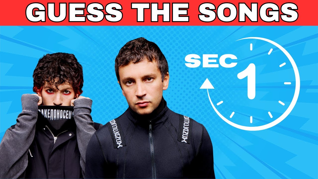 Угадай песню Twenty One Pilots за 1 секунду | Угадай песни T&Oslash;P