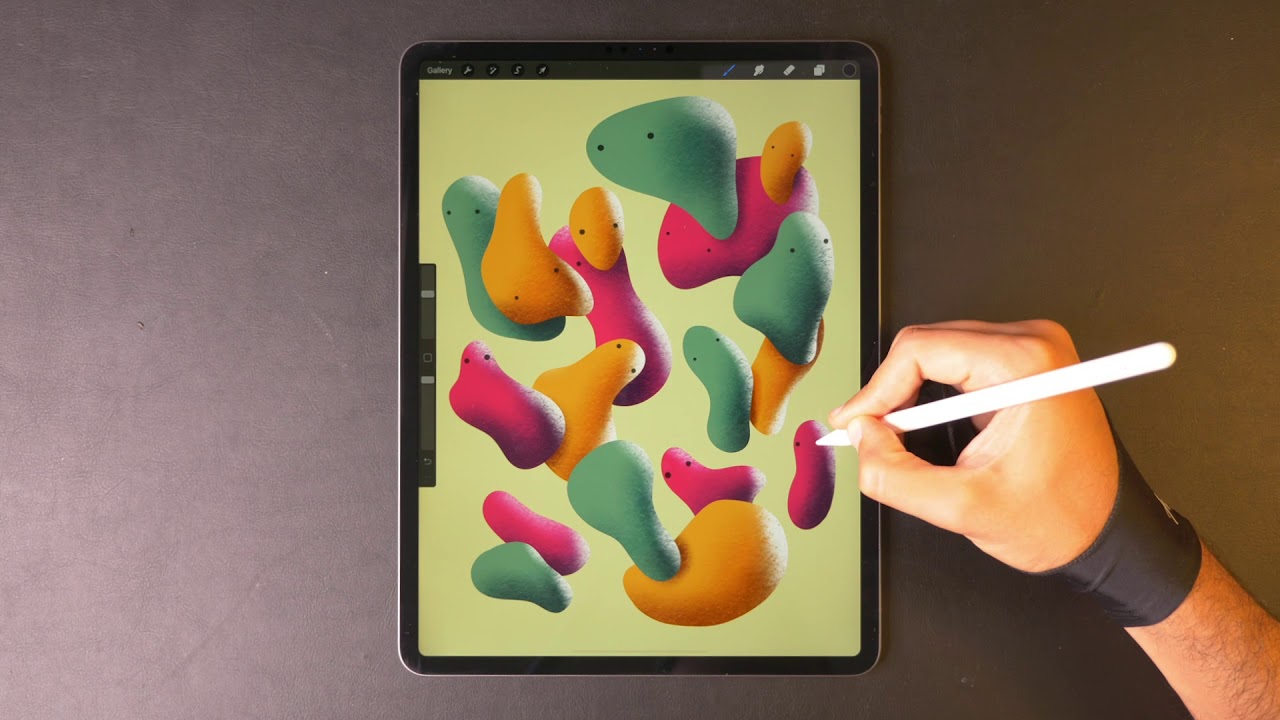 Doodling on iPad Pro with Procreate