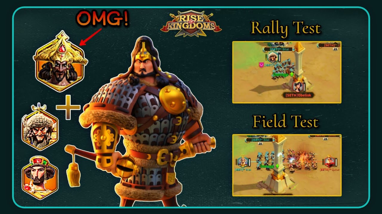 Subutai Rally and Field Test - Rise of Kingdoms