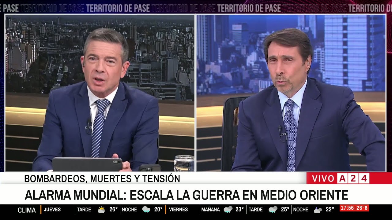 📢 BOMBARDEOS, MUERTES Y TENSIÓN EN MEDIO ORIENTE: EL PASE ENTRE ROSSI Y FEINMANN