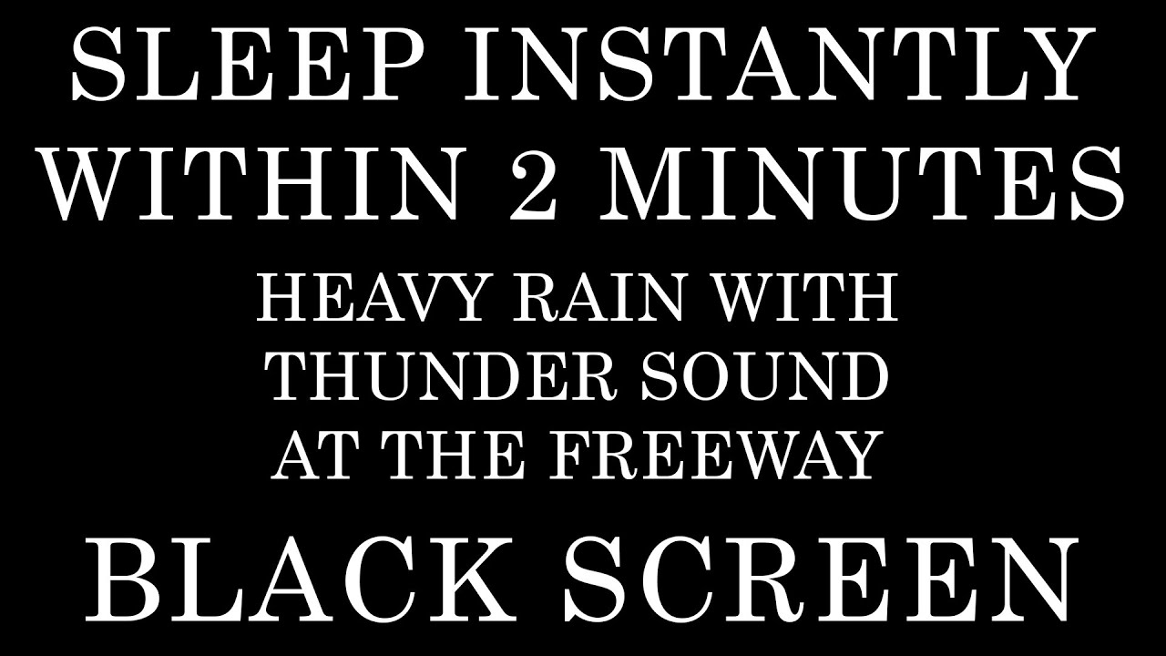 Peaceful Storm Night | Heavy Rain & Thunder for Sleep, Healing, and Focus #rain