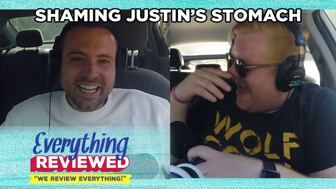 Justin's Stomach Vs the Monorail | Everything Reviewed: Conan