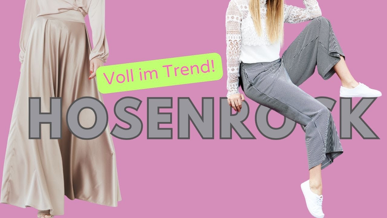 Hosenrock-Schnitt vom Rockschnitt abwandeln