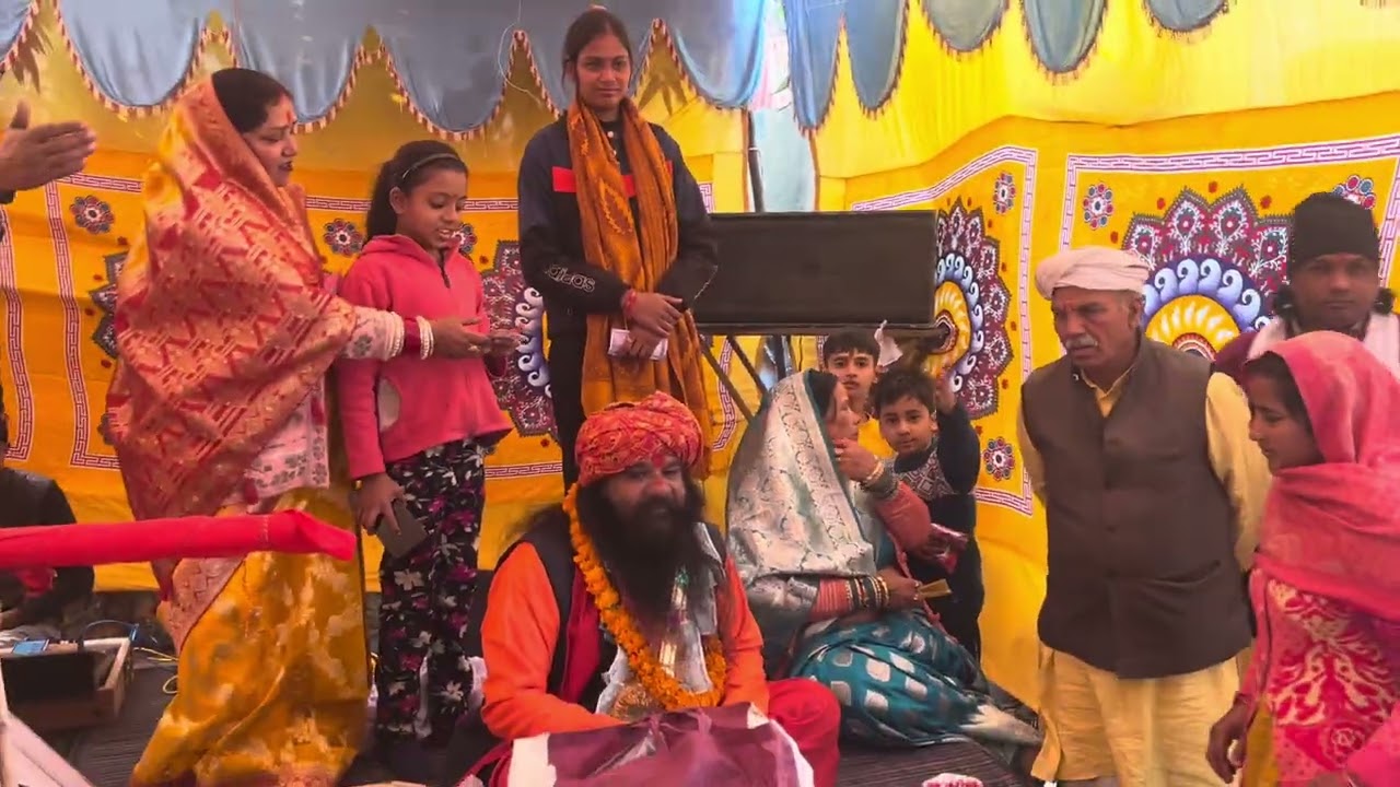 Shrimadbhagawat katha Baba mohan ram mandir PallavPuram by @ThakurHamreBankeBihari 