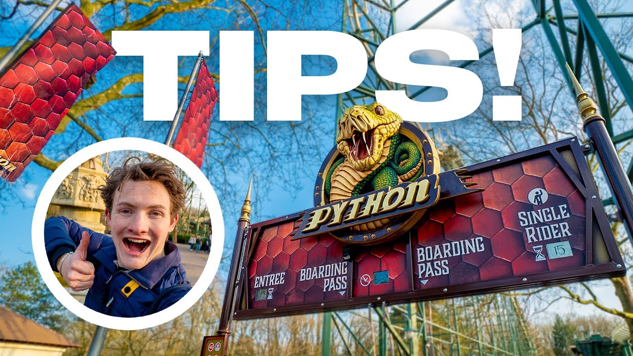 HOE HAAL JE HET MEESTE UIT JE DAGJE EFTELING?! 💯 | Bart Baan