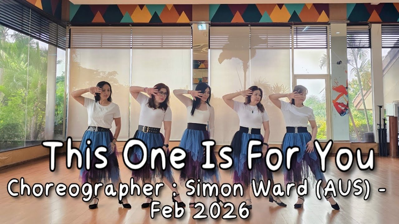 DSWAN | This One Is For You | LINE DANCE | Intermediate | Simon Ward