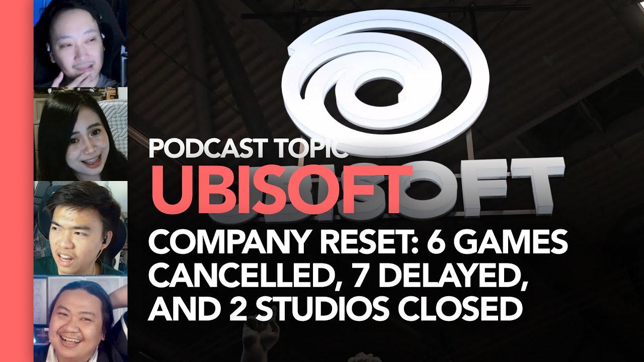 Ubisoft Company Reset: 6 games cancelled, 7 delayed, and 2 studios closed