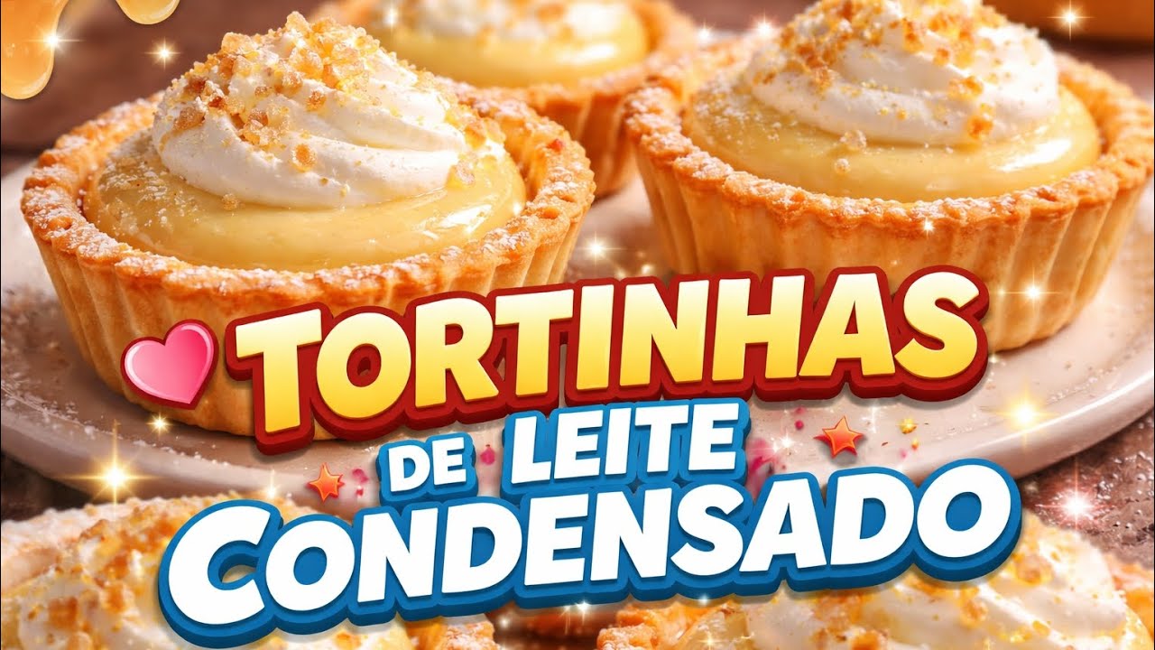 TORTINHAS DE LEITE CONDENSADO | FÁCIL E FICA PRONTA EM MINUTOS 