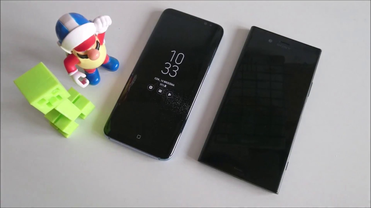 Sony Xperia XZ1vs Samsung Galaxy S8 (AnTuTu Benchmark, video and photo)