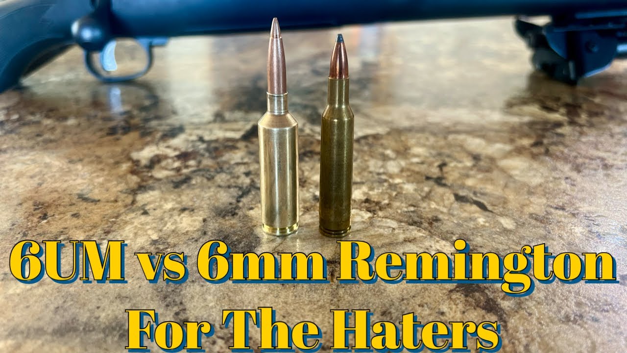 6UM против 6mm Remington для ненавистников