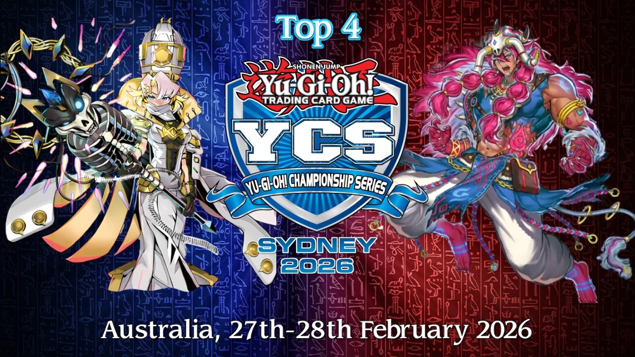 YCS SYDNEY │ Vanquish Soul K9 VS Radiant Typhoon │ Top 4 Yu-Gi-Oh! February 2026