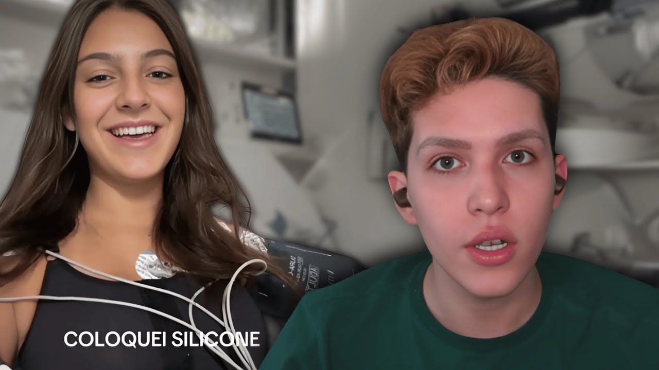Tiktoker de 15 anos colocou silicone