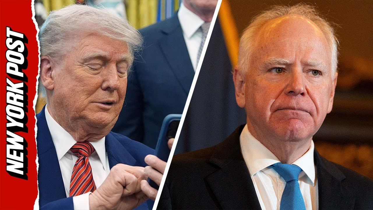 Трамп поговорил с губернатором Миннесоты Тимом Уолзом о «восстановлении порядка».