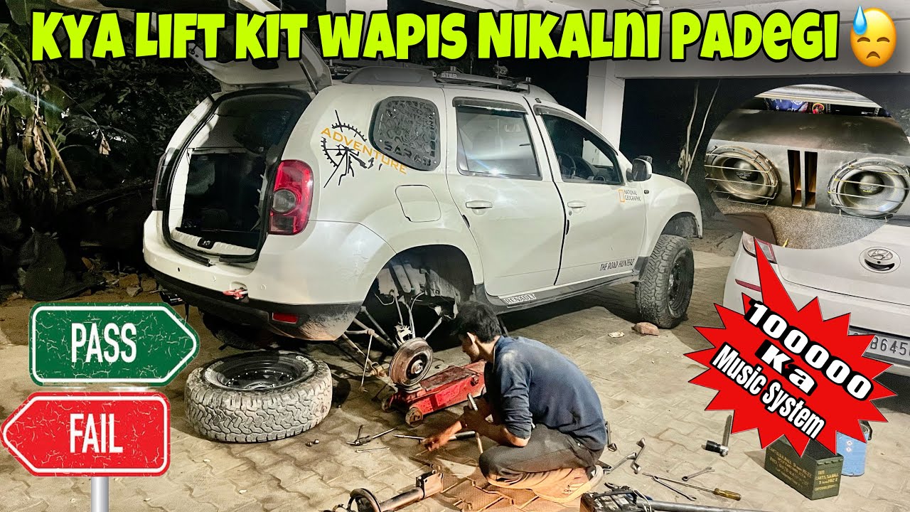 Kya Ye Lift Kit Duster Mein Kamyab hai | DIY 3 inch Lift kit | @The Road Hunterz