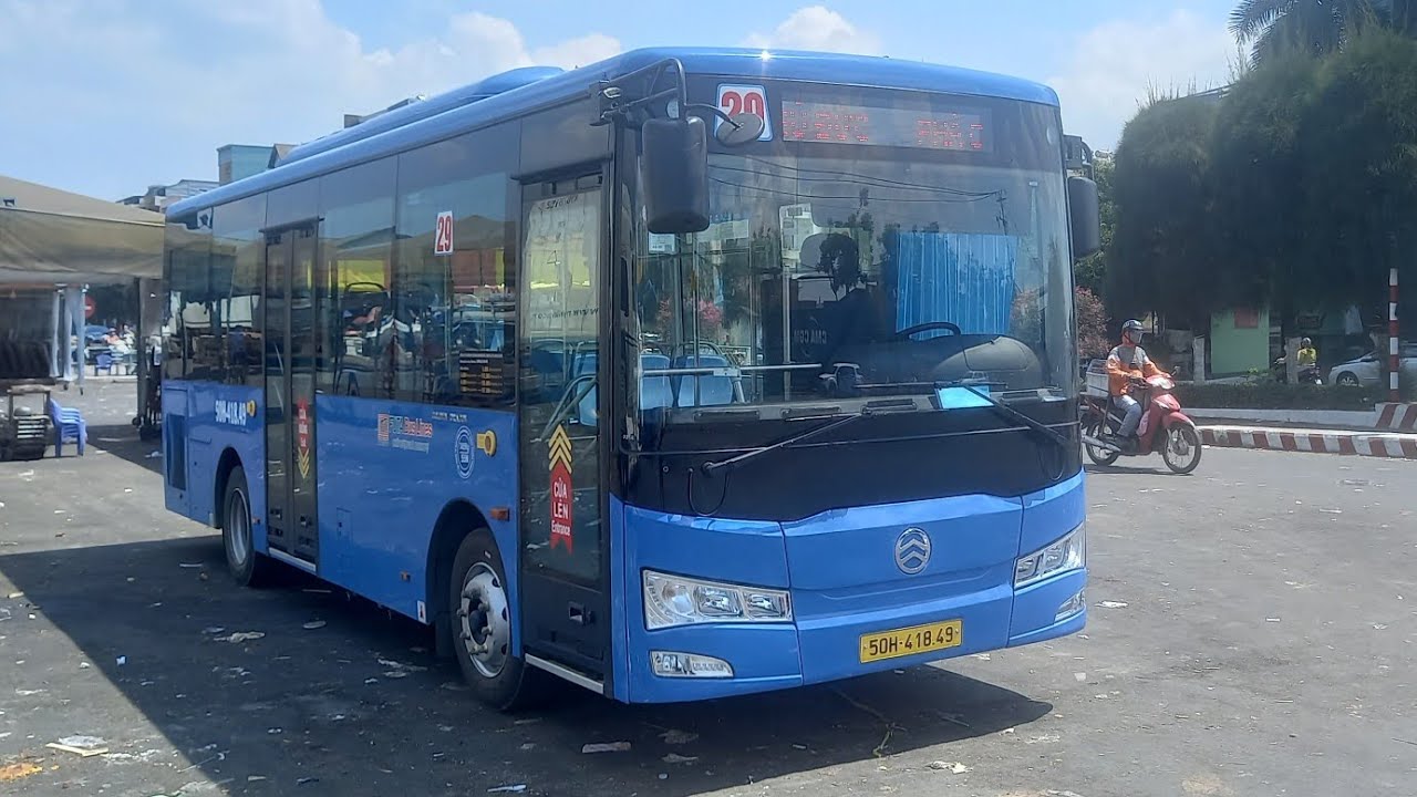 Futa Bus - Full hành trình lượt về xe buýt 29 rời Chợ Nông Sản Thủ Đức về Phà Cát Lái