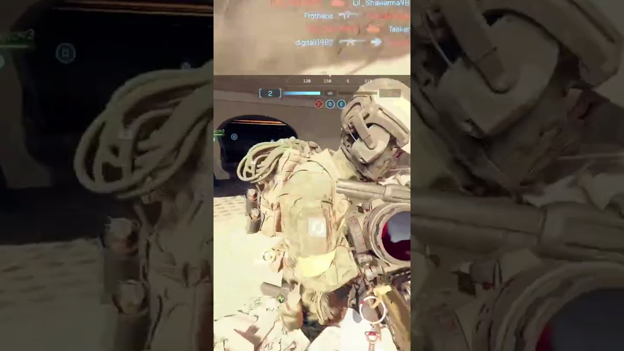 I guess that guy had curving bullets lol | 