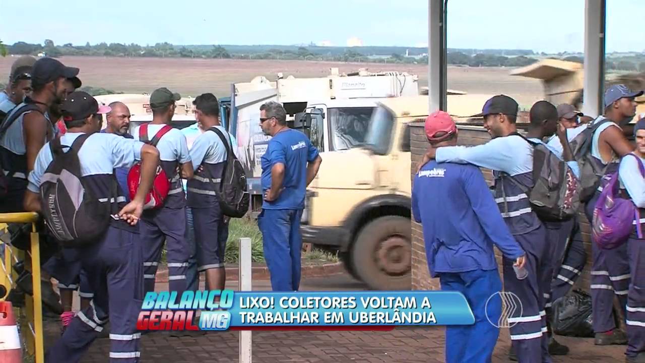 BALANÇO GERAL - Lixo! coletores voltam a trabalhar em Uberlândia