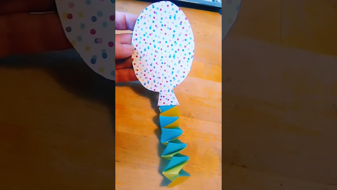 paper ballon craft / carnival paper craft /carnival crafts for preschoolers / carnival crafts