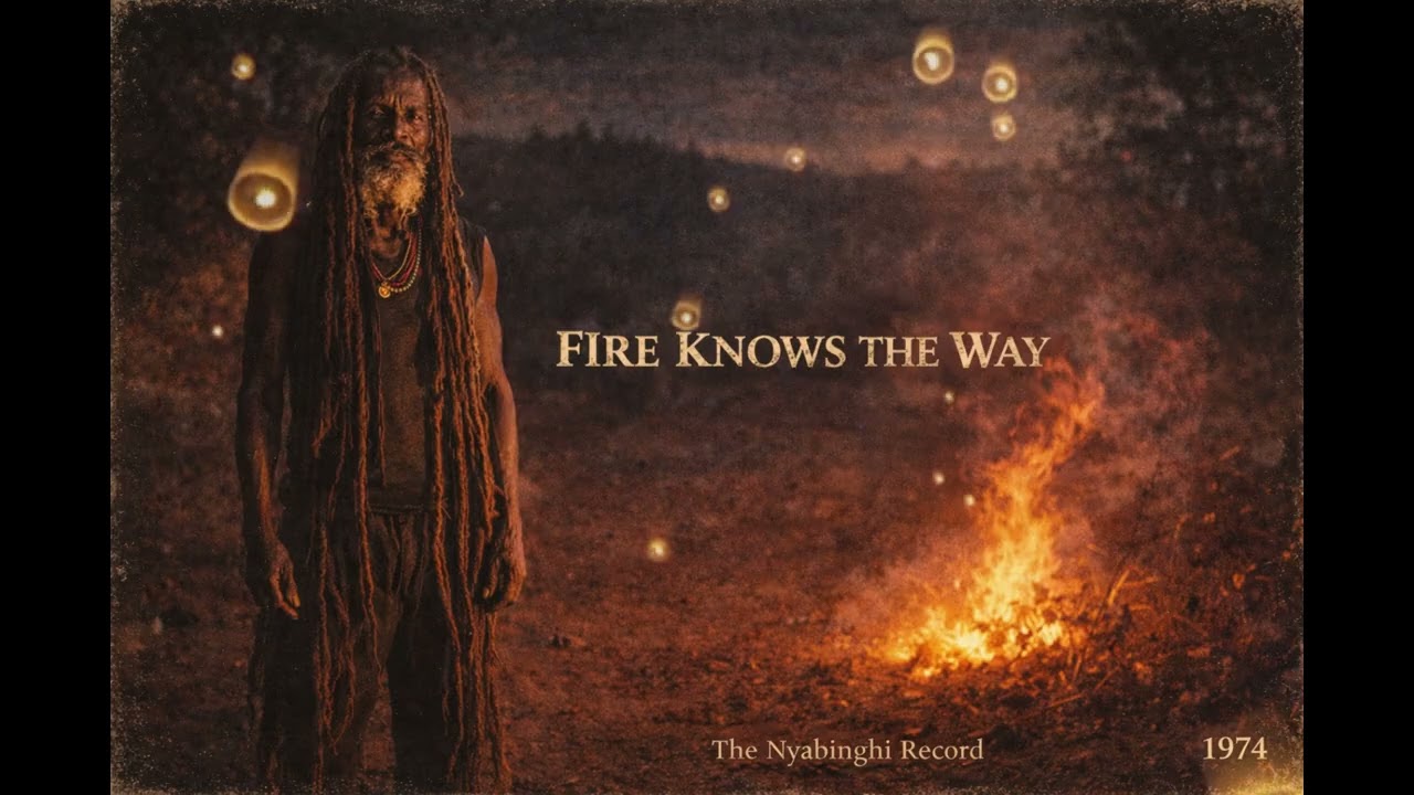 Roots Reggae (1974) [Unreleased Album] THE NYABINGHI RECORD – Fire Knows the Way