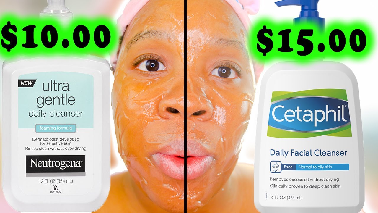 Cetaphil Daily Facial Cleanser vs. Neutrogena Ultra Gentle Daily Cleanser! THE BEST DAILY CLEANSER!