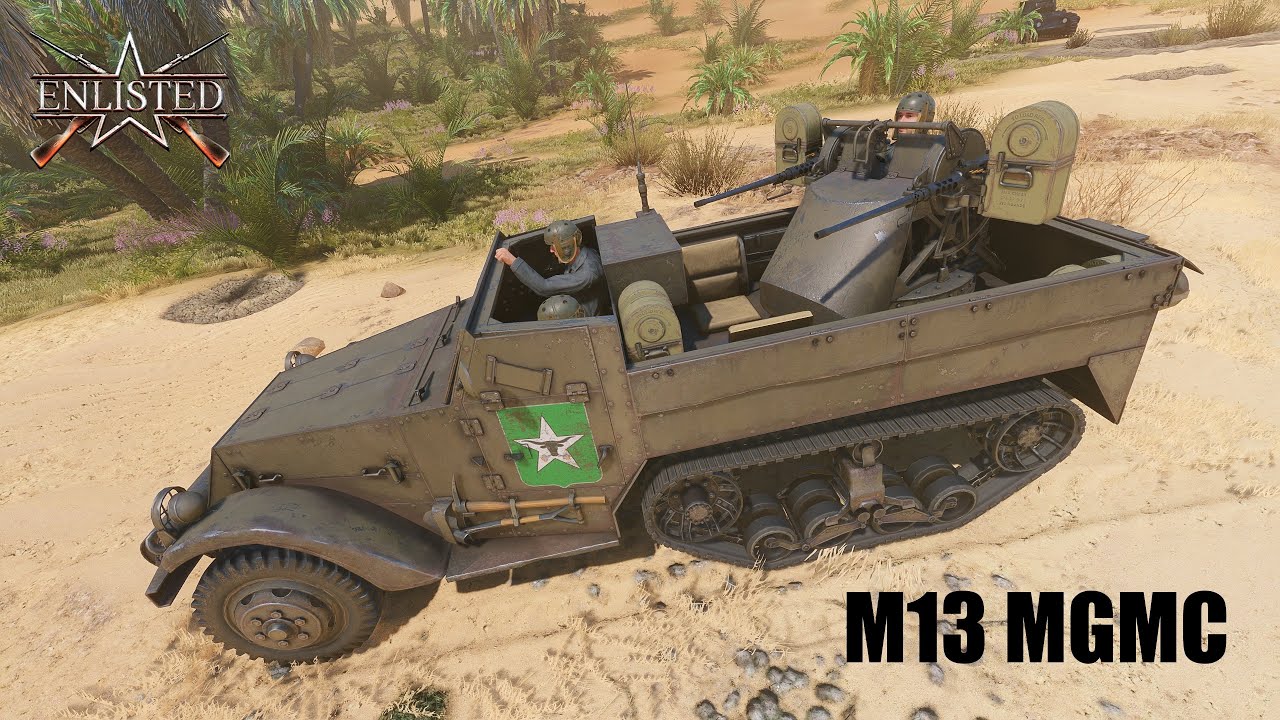 M13 MGMC: anti-aircraft vehicle. Enlisted gameplay