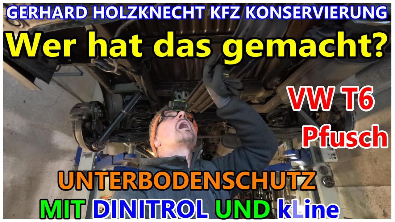 VW T6 Unterbodenschutz des Grauens