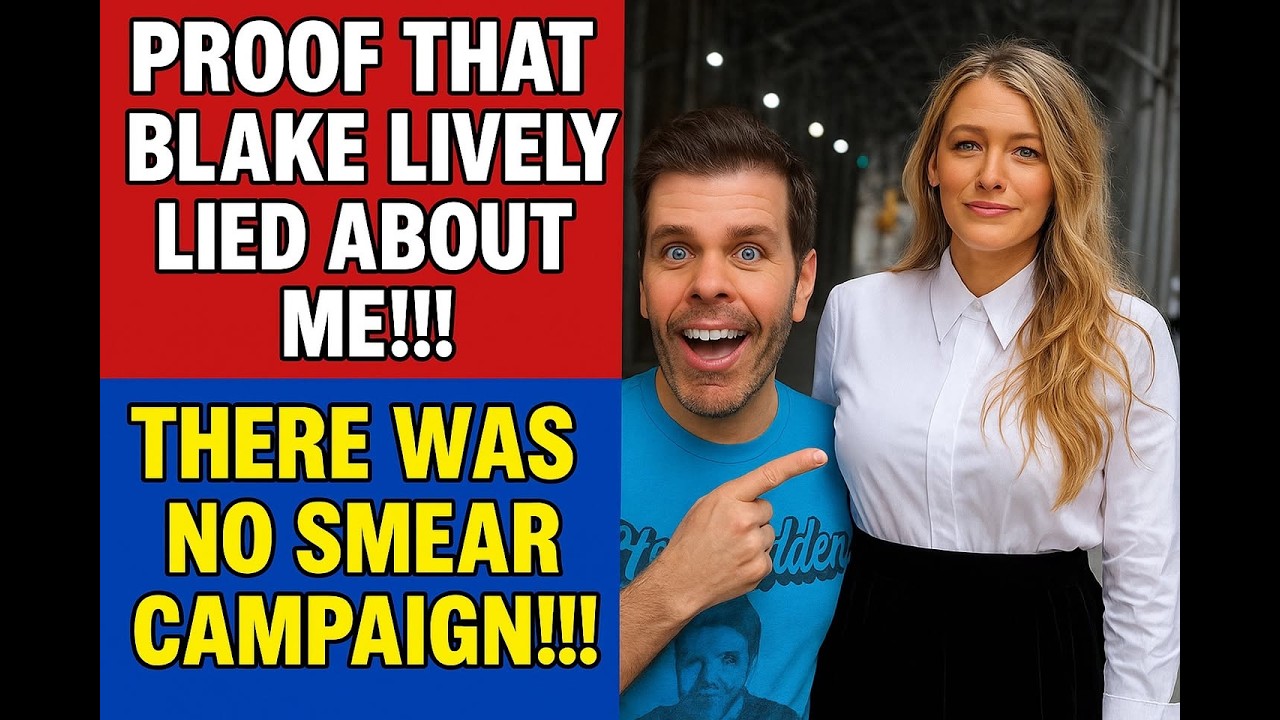 Proof That Blake Lively Lied About Me! There Was No Smear Campaign!!! | Perez Hilton