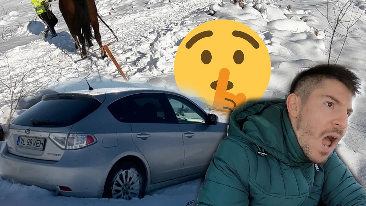 M-am dus cu SUBARU la zăpadă și m-a scos un NENE cu CALUL =)))))))))