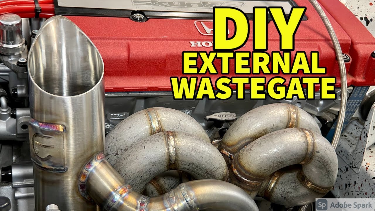build your own external wastegate dump tube