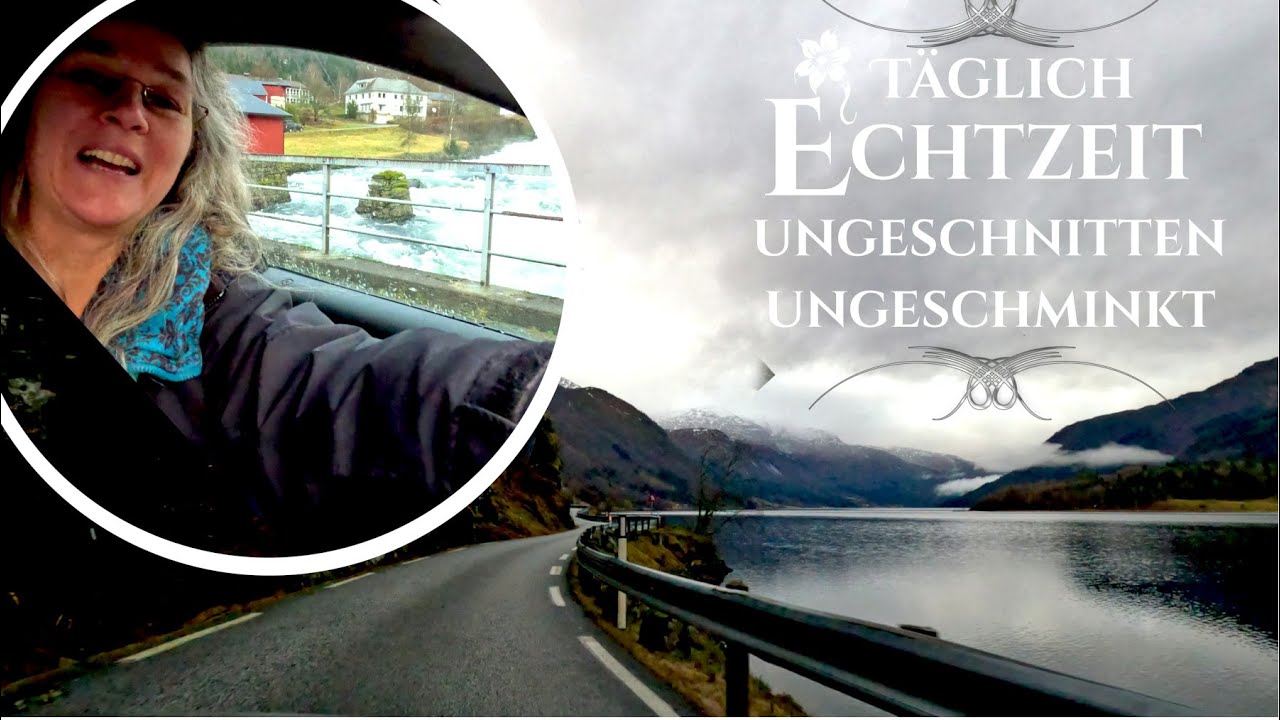 Echtzeit: Um den See in den Bergen fahren, mich begleiten | TV Serie, wahres Leben