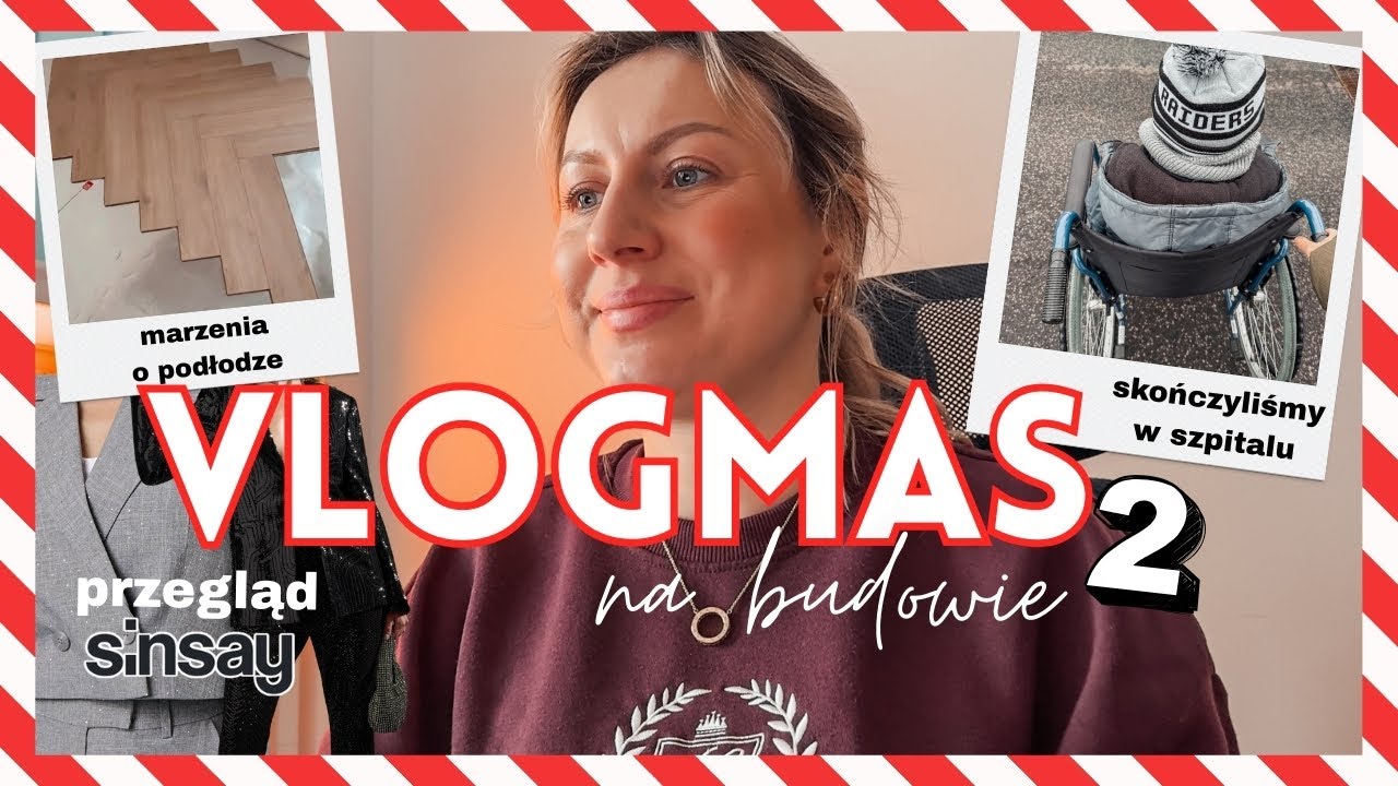 VLOGMAS NA WARIATA #2 / Skończyliśmy w SZPITALU 😭 / Przegląd w Sinsay 🛍️ / Wdzięczność✨