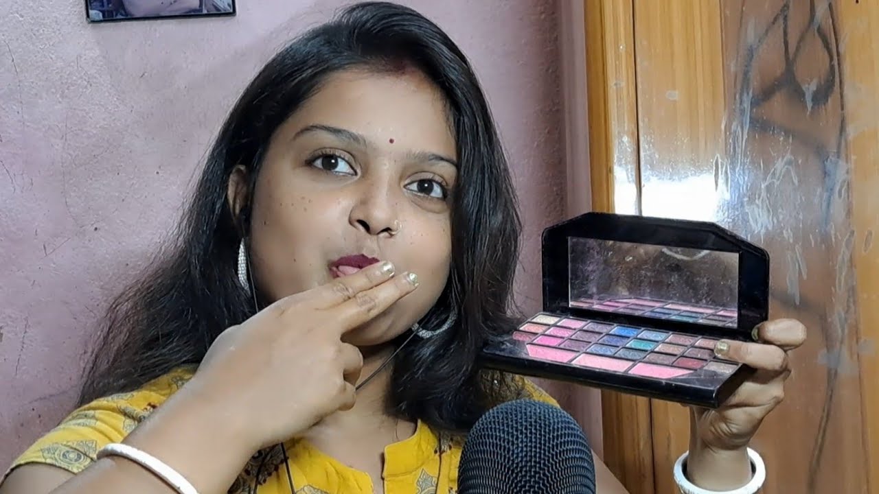 ASMR Spit painting on your face makeup 💦 💄 👄