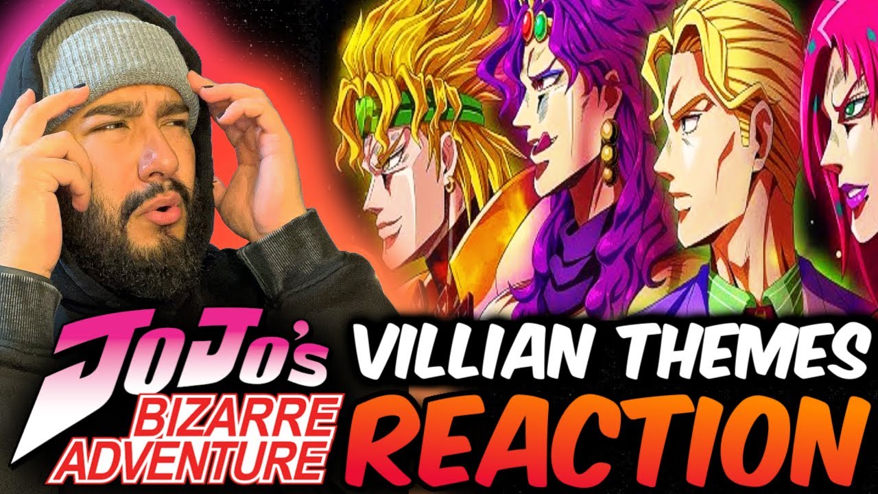 JoJo Hater vs JoJo Villains… Watching EVERY Villain Theme (First Time Reaction)