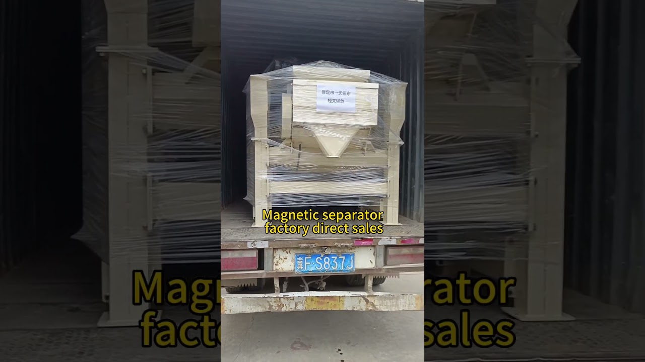 5 drum magnetic separator delivery site