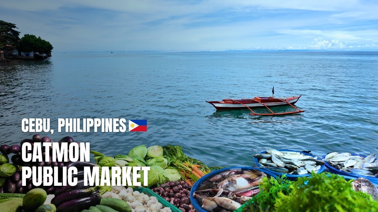 🇵🇭 [4K] Catmon Public Market Walking Tour | Cebu, Philippines