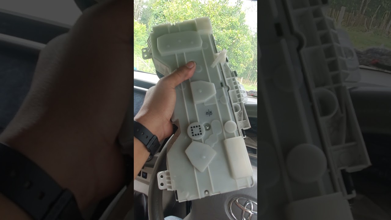 DIY fixing toyota fortuner dashboard panel. cluster failure