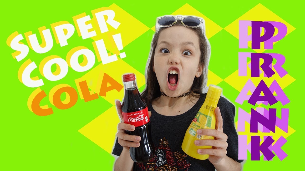 Kids Science Hacks! Cool Cola Prank ! ..Magic Transparent coke ! Amazing!