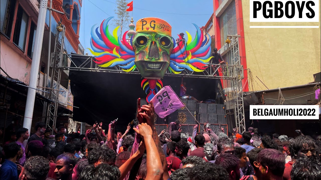 PG BOYS PANGUL GALLI BELGAUM HOLI CELEBRATION 2022