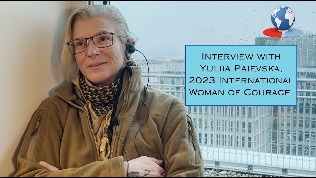 Interview with Yuliia Paievska, recipient of 2023 International Women of Courage Award