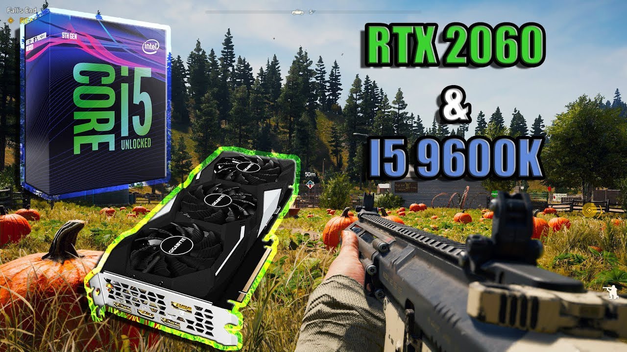 Far Cry 5 - i5 9600K & RTX 2060 - Max Settings Quick Benchmark 1080p