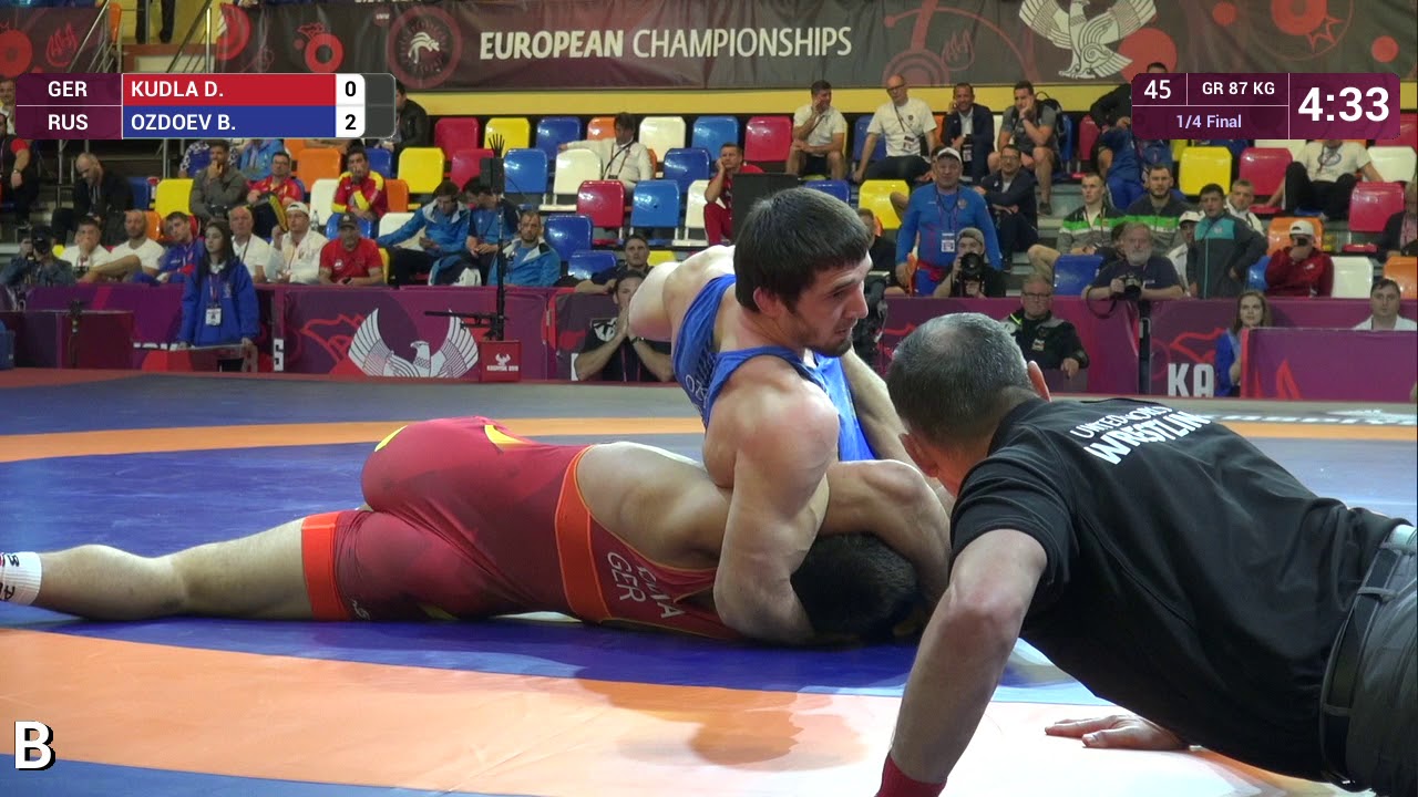 1/4 GR - 87 kg: D. KUDLA (GER) v. B. OZDOEV (RUS)
