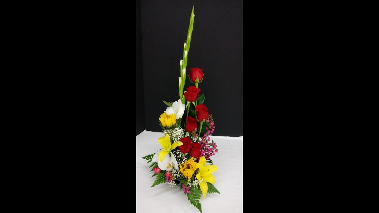 Arreglo floral sólo para aquellos que no saben de floristería.