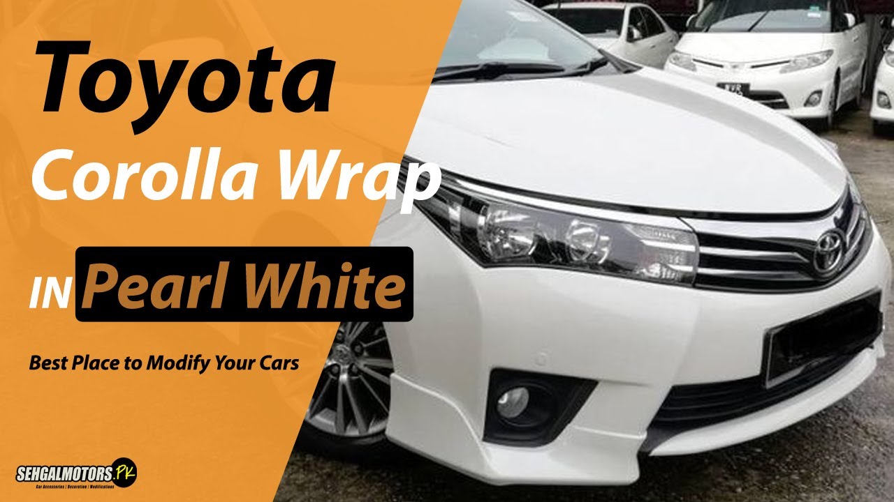 Custom Pearl White Wraps on Cars | Car Wrapping in Pakistan